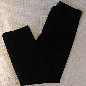 Men's black pants.